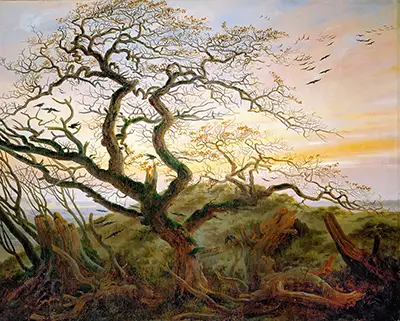 The Tree of Crows Caspar David Friedrich